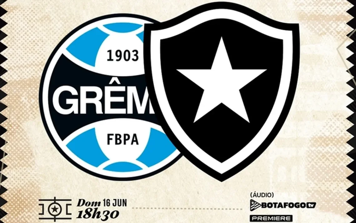 Grêmio vs Botafogo;