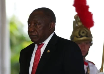 presidente, do Sul África, Sul-Africano, presidente, Cyril, Ramaphosa;