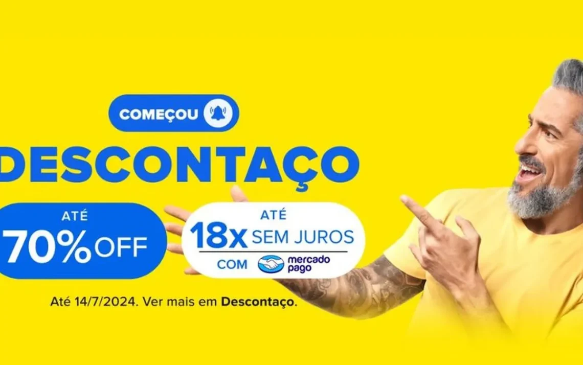 promoção, desconto, liquidação;