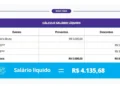 parcela, décimo, terceiro, imposto, de renda, INSS, salário líquido, salário bruto, salário mensal;