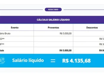 parcela, décimo, terceiro, imposto, de renda, INSS, salário líquido, salário bruto, salário mensal;