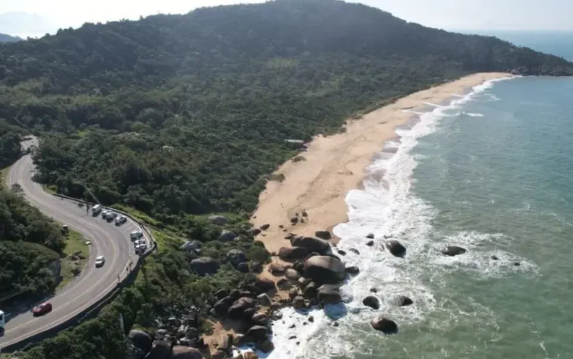 Praia, Deserta, Santa, Catarina; ;