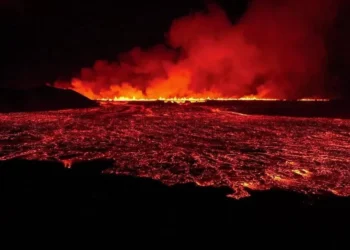 atividade, vulcânica, erupção, atividade