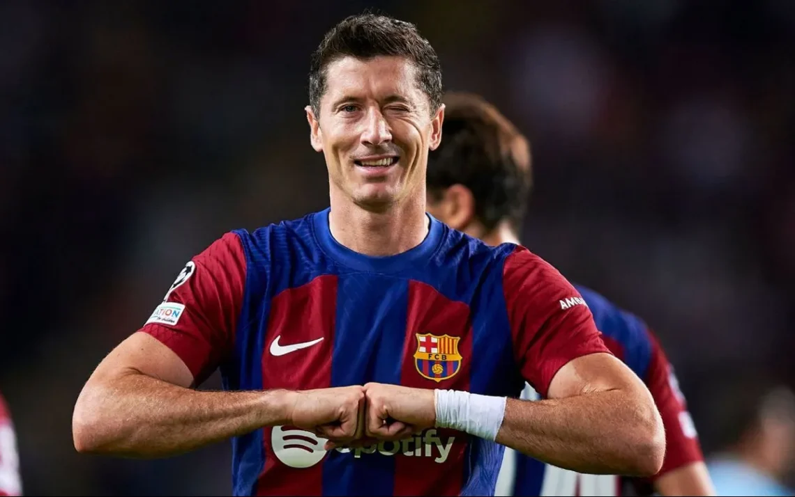 O que falta para Lewandowski 'zerar' LALIGA com a camisa do Barcelona - Foto: @ ESPN - Todos os direitos: @ ESPN